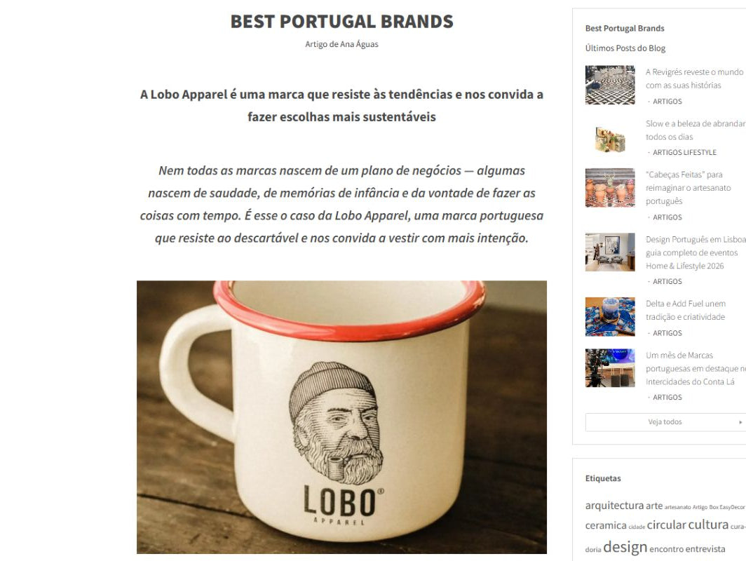 Lobo Apparel presents design rooted in memory.