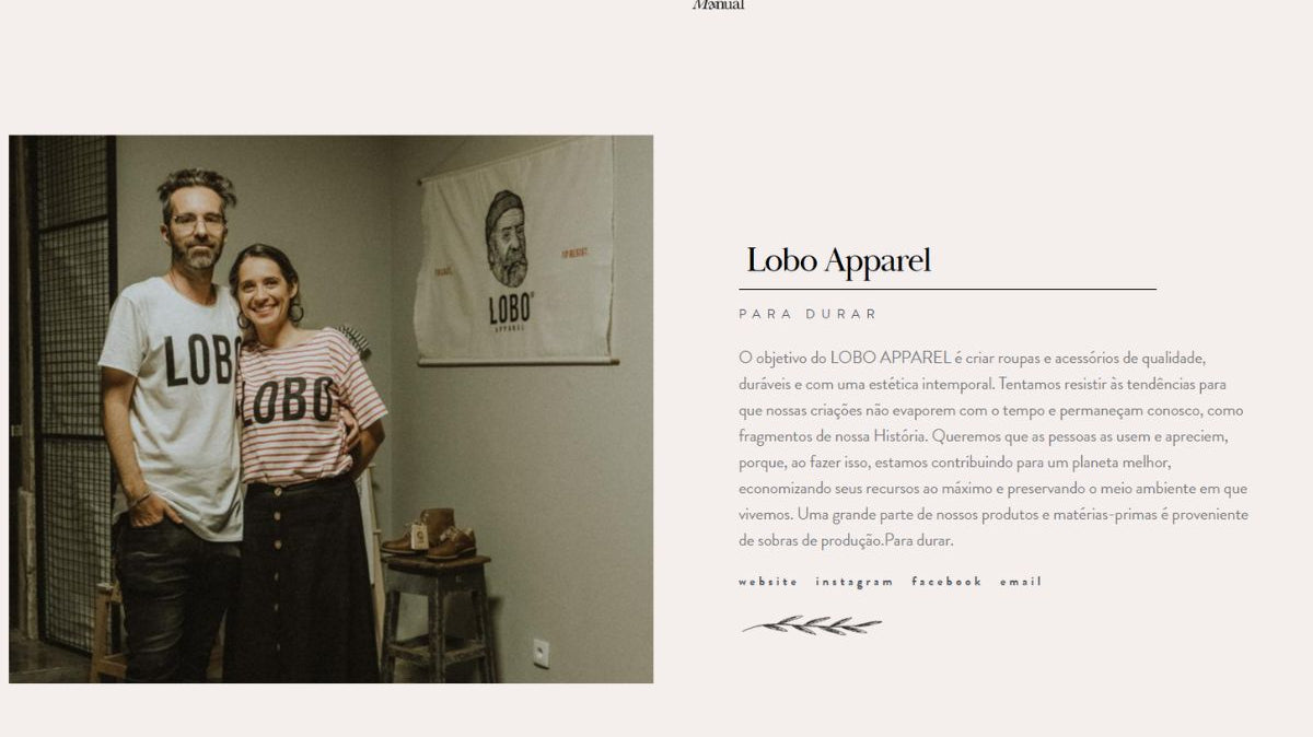 Portugal Manual: Lobo Apparel, made to last.