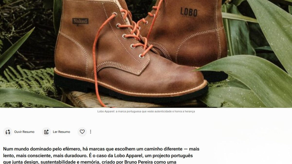 Lobo Apparel: the Portuguese brand that embodies authenticity and honors heritage